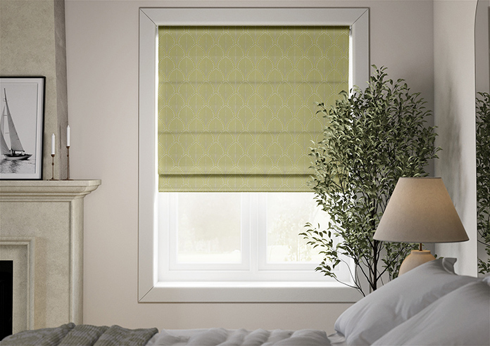 Boudoir, Olive - Twist&Fit Roman Blind - Image 3